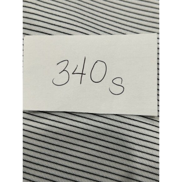 Byron Nelson Eleven Straight Striped Polo Shirt Sz XXL White Gray - Picture 8 of 8